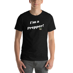 I'm a Prepper Black Short-Sleeve Unisex T-Shirt